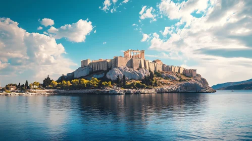 Scenic Acropolis Landscape