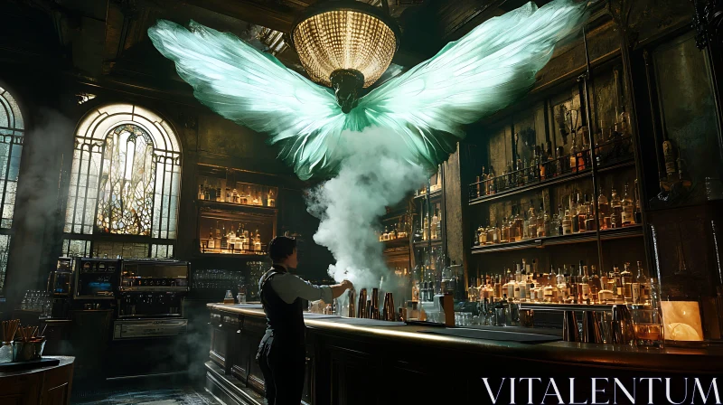 Bartender's Butterfly AI Image