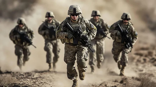 Army Soldiers on Patrol