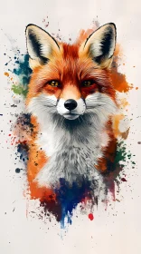 Vivid Fox Artwork