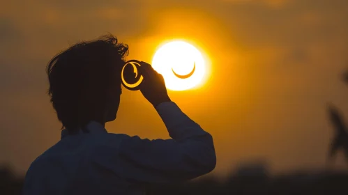 Ring of Fire Sunset Eclipse