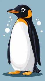 Artistic Penguin Design