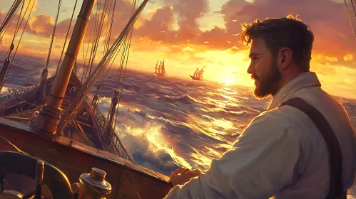 Golden Sunset Voyage with Sailor