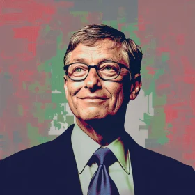 Abstract Art of Bill Gates