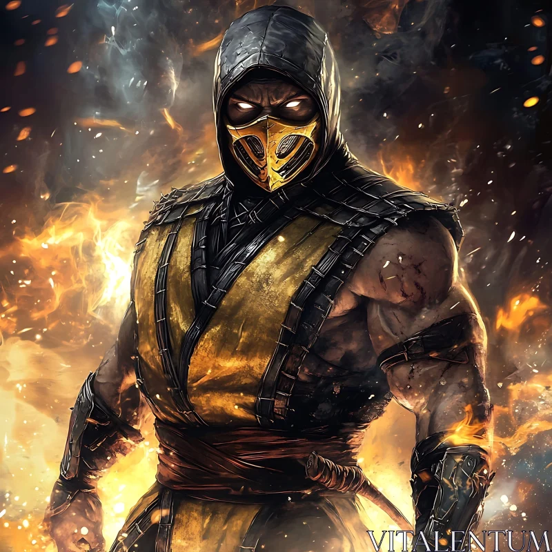 Scorpion: Warrior of Fire and Fury AI Image