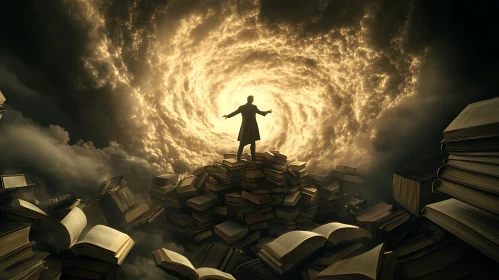 Man on Books: Gateway to Knowledge
