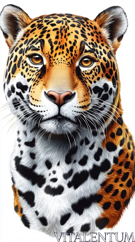 Majestic Leopard Art AI Image