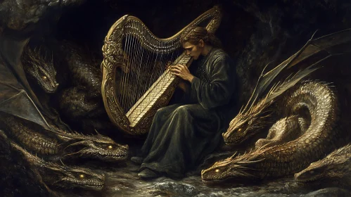 Harpist and Dragons: A Musical Encounter