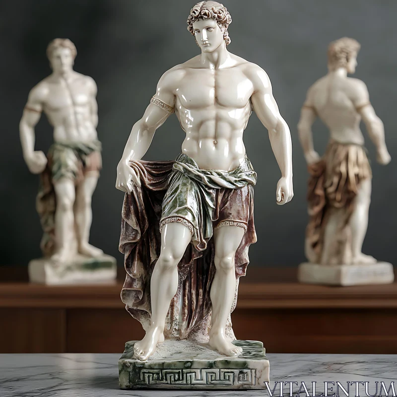 AI ART Man Statue Classical Art