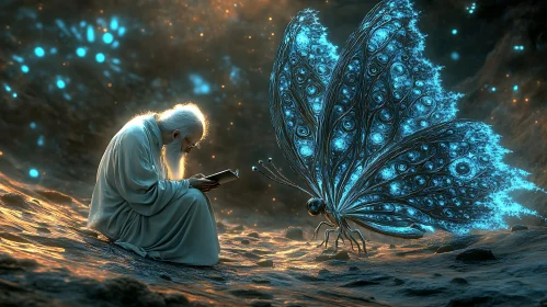 The Reader and the Luminescent Butterfly