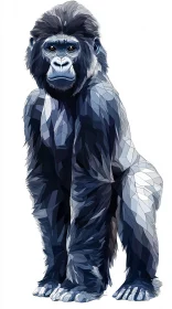 Abstract Gorilla Artwork