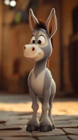 Playful Animated Donkey