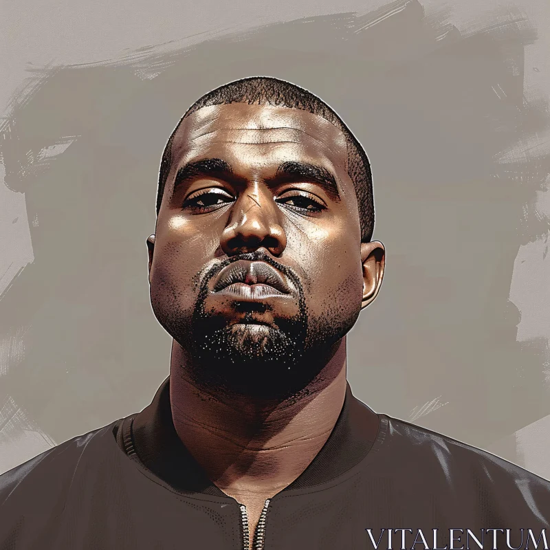 Kanye West Digital Art AI Image