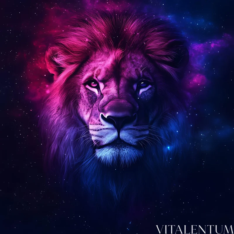 AI ART Celestial Lion