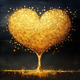 Tree of Golden Hearts Artwork