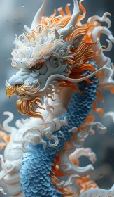 Intricate Dragon Figurine Art