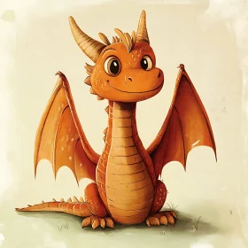 Cute Dragon Character Art