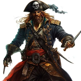 Fantasy Pirate Warrior Character