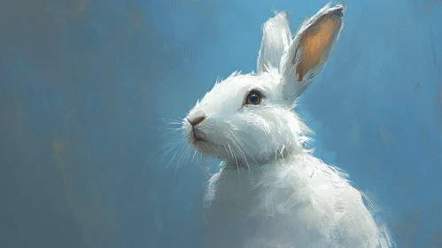 Textured Rabbit Artwork