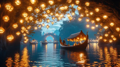 Gondola Ride at Night