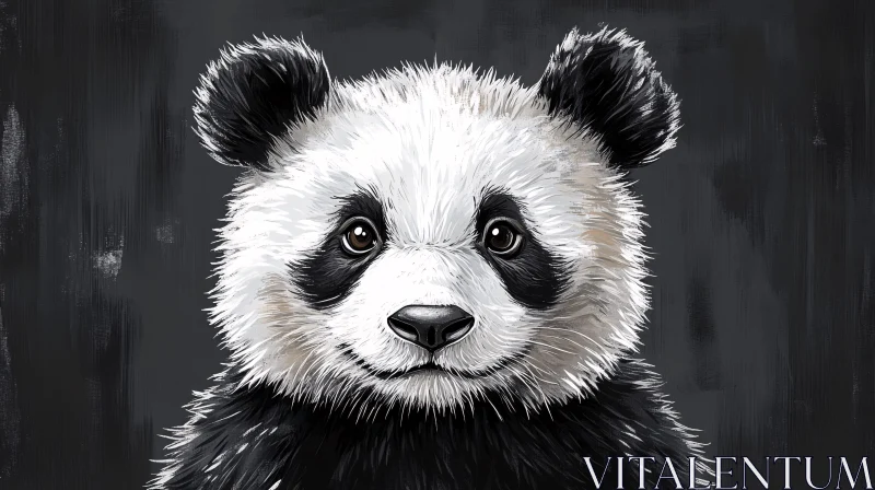 AI ART Gentle Panda Portrait