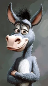 Playful Donkey Art