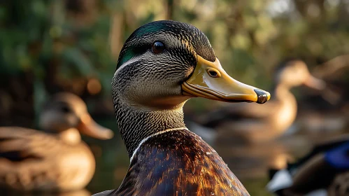 Detailed Duck Close-Up