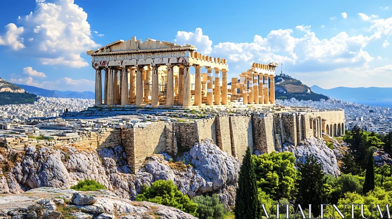 Acropolis of Athens: Iconic Landmark AI Image