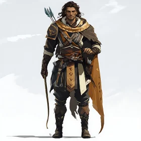 Fantasy Archer Character Concept Art