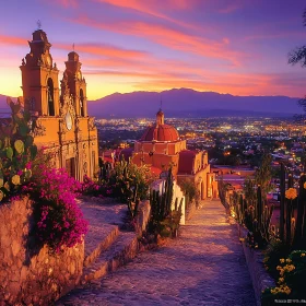 San Miguel de Allende at Dusk