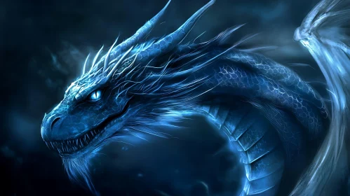 Azure Dragon Portrait
