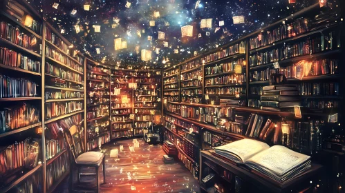 Ethereal Book Sanctuary