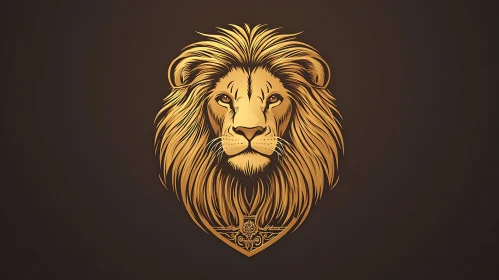 Lion Head Graphic