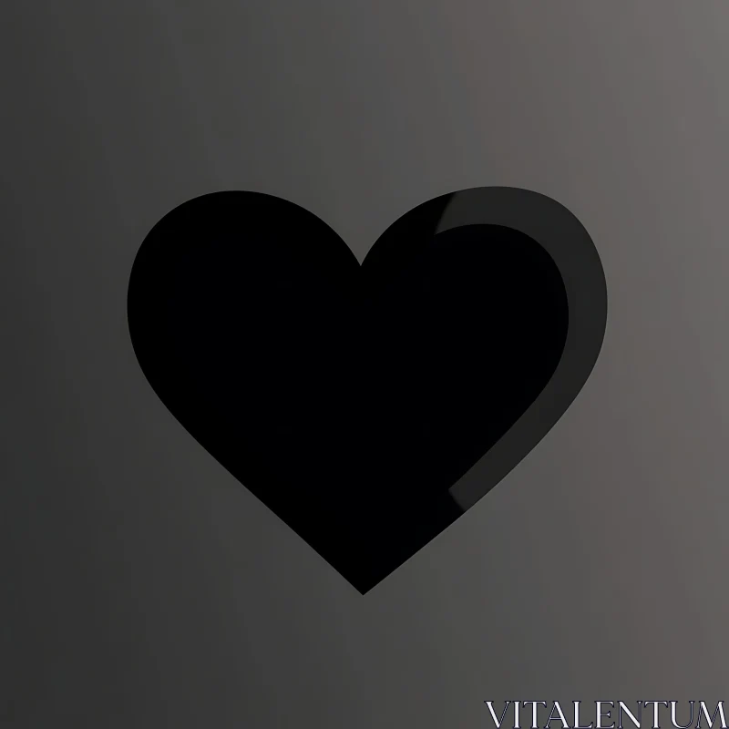 Abstract Heart Design AI Image