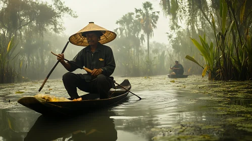 Misty River Journey