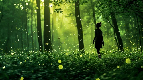 Exploring the Enchanting Forest: A Woman's Journey
