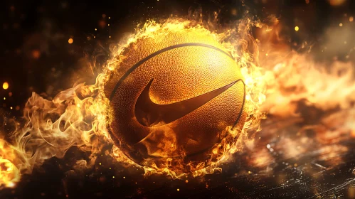 Burning Basketball