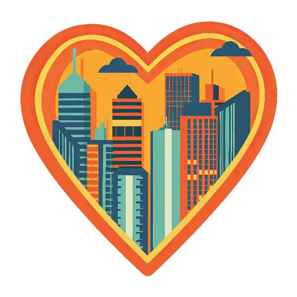 Urban Love Heart Design