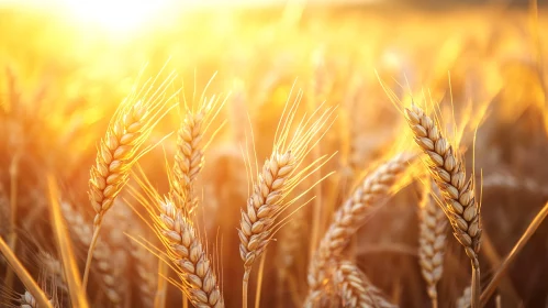 Sunset Wheat Field