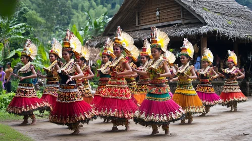 Women Dancing in Bali