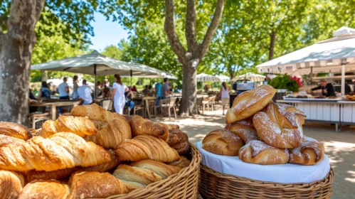 Captivating French Pastries at an Outdoor Market - Nikon D850