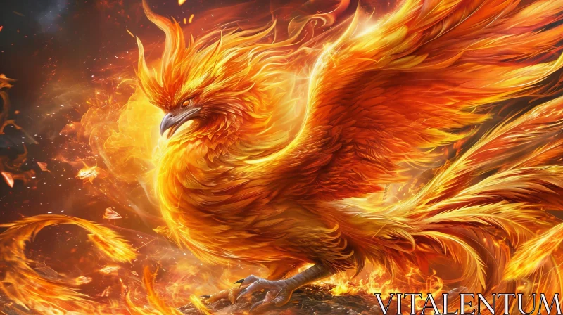 AI ART Majestic Phoenix - Symbol of Hope and Renewal