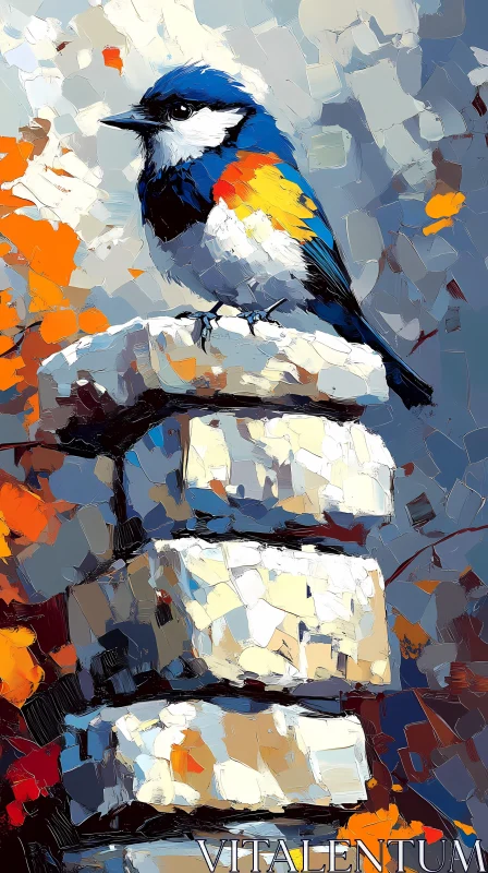 AI ART Bird Art with Rich Hues