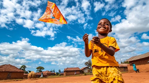 Child's Delight: Kite Flying Adventure