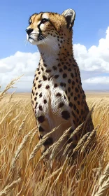 Cheetah in its Natural Habitat