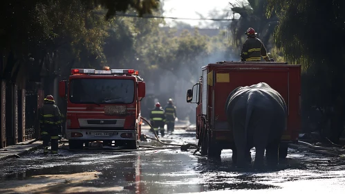 Elephants and Firefighters in Urban Firefighting