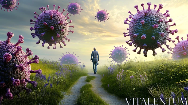 Virus Landscape AI Image