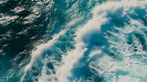 Deep Blue Ocean Waves: A Captivating Natural Beauty