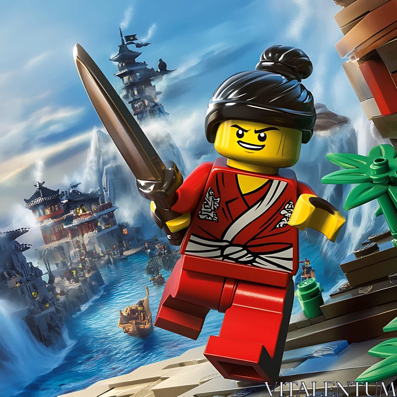 AI ART Lego Ninja Warrior