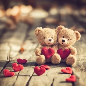 Teddy Bear Love: A Heartfelt Scene